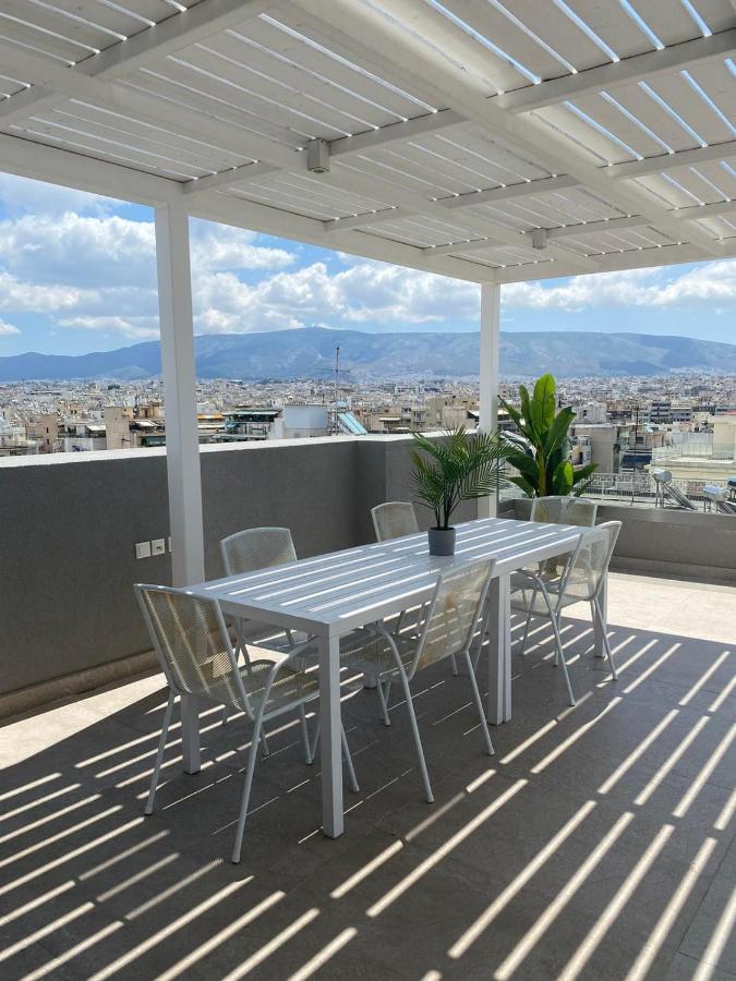 New 2Bd Aprt With Shared Rooftop Pool E2 Athens Luaran gambar