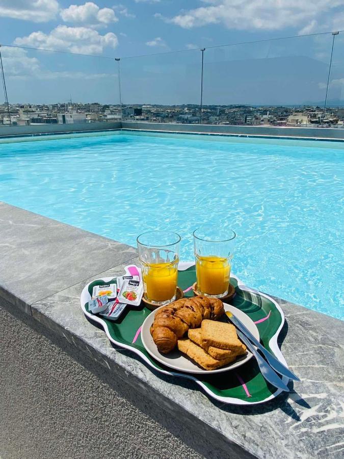 New 2Bd Aprt With Shared Rooftop Pool E2 Athens Luaran gambar